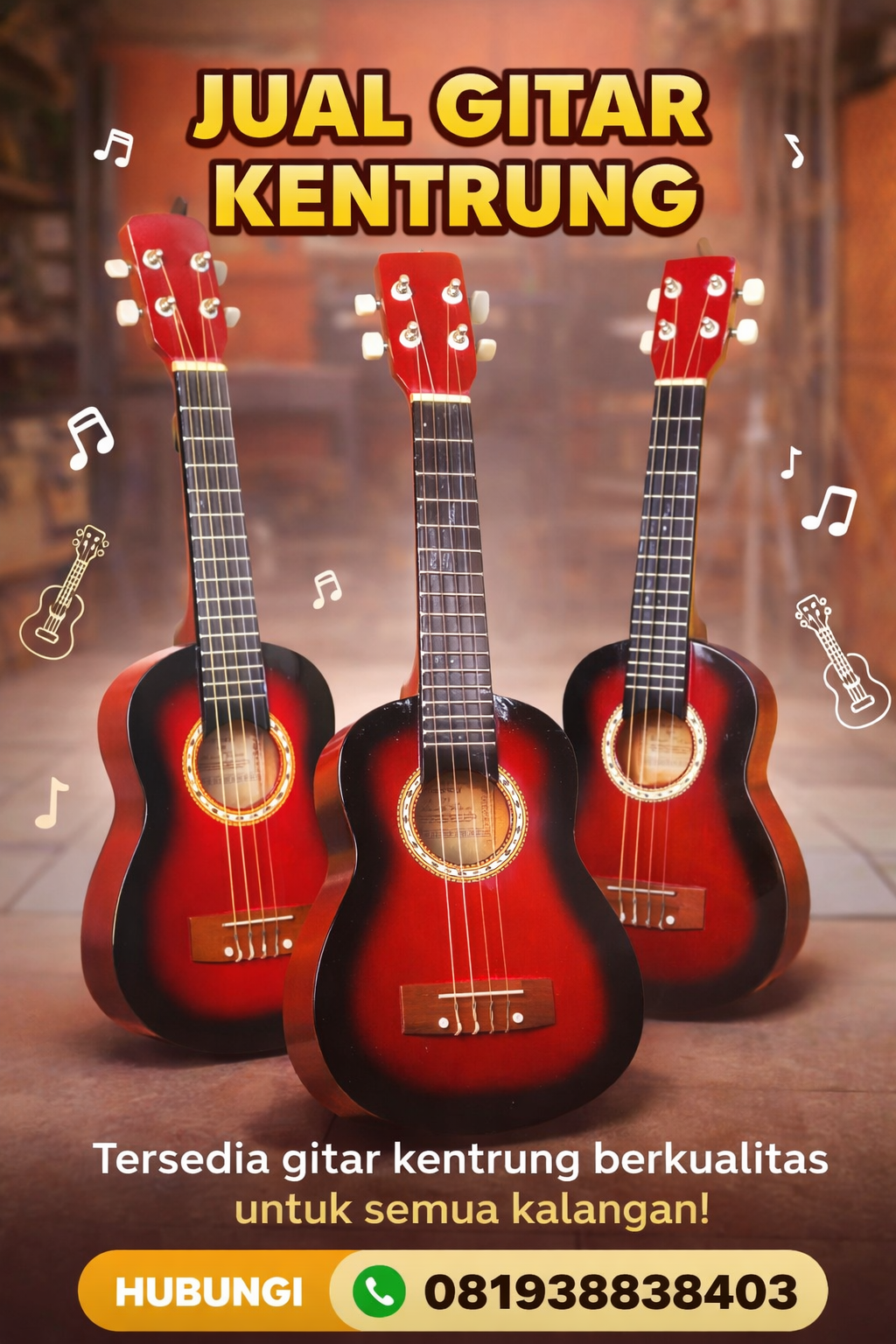 Jual Gitar Kentrung
