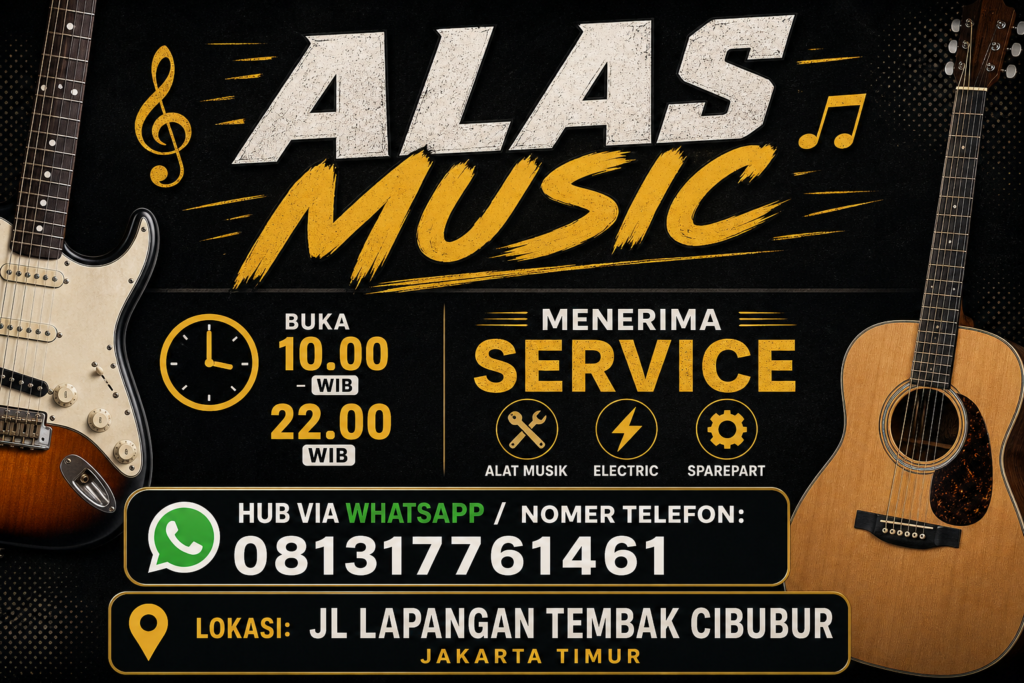 Tempat jual alas music di JL Lapangan Tembak Cibubur
